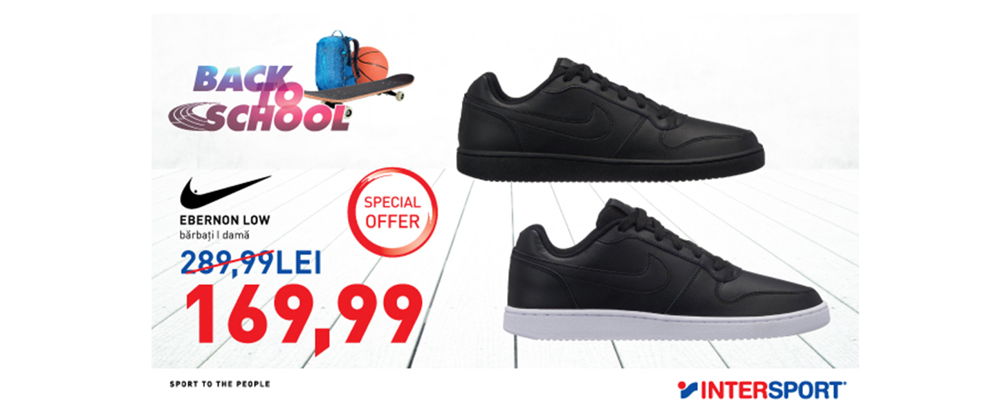 intersport nike ebernon low