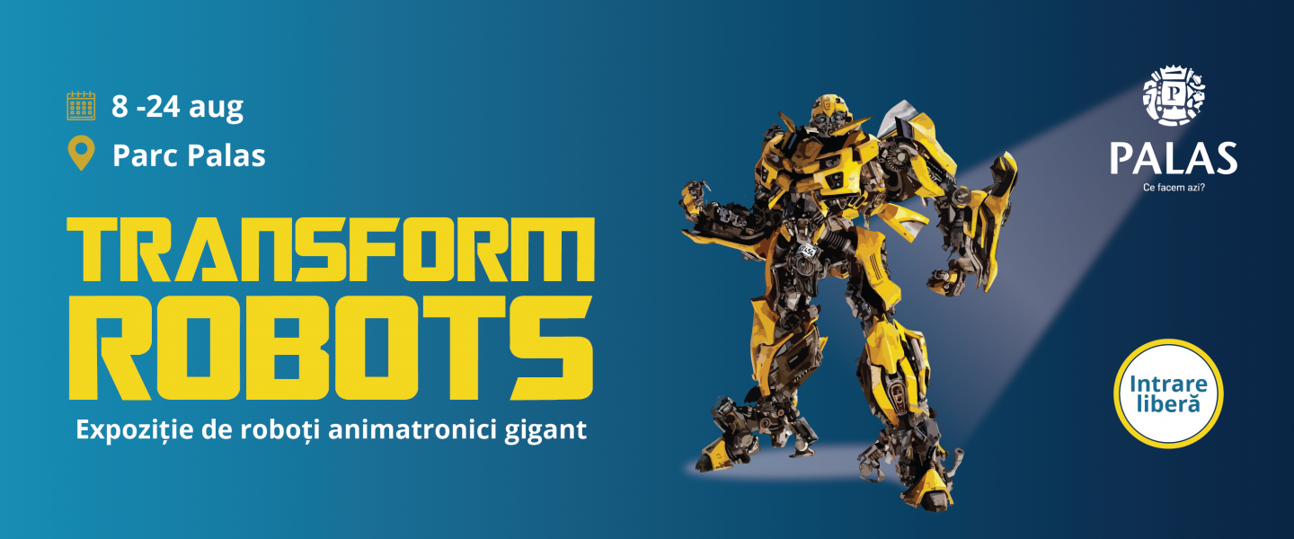 Expozitie de roboti animatronici gigant