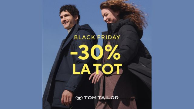 Black Friday TOM TAILOR - 30% reducere