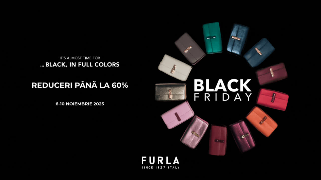 BLACK FRIDAY la FURLA - reduceri de pana la 60%.